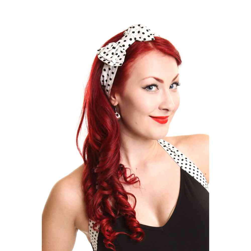 Rockabella - BOW Haarband - Zwart